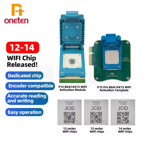 JCID WiFi Chip P15 Reader and Writer WiFi Repair Instrument V1S PRO Activation Module 12 13 14 15 Wi