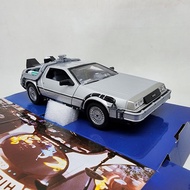 DIECAST DELOREAN TIME MACHINE BACK TO THE FUTURE 2 WELLY 1:24 - TATA TOYS SHOP