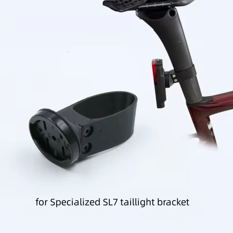 3D printed carbon fiber taillight bracket for specialized SL7 bicycle light bracket for Garmin for B