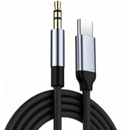 GRLRCR USB C to 3.5mm Audio Aux Jack Cable [6.6ft/2m] Type C to 3.5mm Headphone Car Stereo Cord for 
