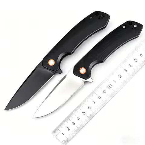 Kesiwo J146 Pocket Folding Knife D2 Blade G10 Handle Flipper Utility Outdoor Camping Hunting EDC Poc