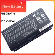 11.1V 62Wh PB50BAT-6 Battery 3INR19/66-2 Li-ion Rechargeable Battery For Clevo PB51RF-G PB70EF-G PB7