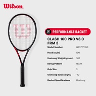 Wilson CLASH 100 PRO V3.0 ไม้เทนนิส Unstrung WR172711U2 Official Store