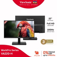 Viewsonic 22" VA220-H 1ms / VA22E2-H 5ms FHD 1080p Monitor SuperClear VA Panel 100Hz LCD Monitor Eye