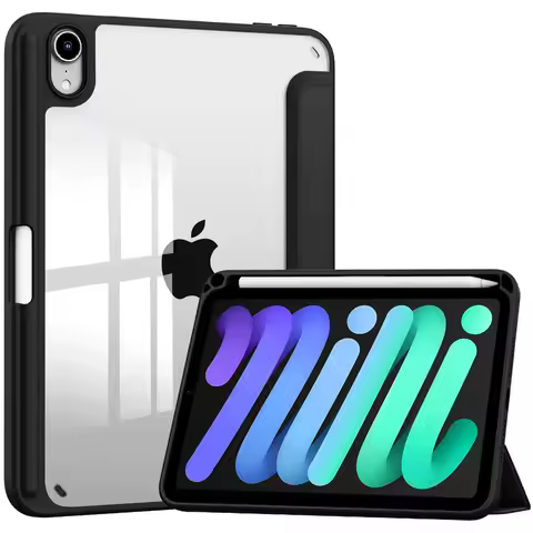 Smart Case For Apple iPad Mini 7 A17 Pro 2024 8.3"A2993 Magnetic With Pencil Holder Tablet Cover For
