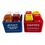 Emergency Alarm Keychain For Aviation Crew Aviation Pilot Safety Device Led Warning Light Attachment