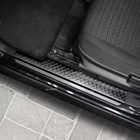 For SUZUKI Jimny SIERRA 3door 2025 2026 Stainless Steel Door Sill Protector Cover Trim Welcome Door 