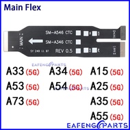 Kabel Penyambung Motherboard untuk Galaxy A33 A53 A73 A34 A54 A15 A25 A35 A55 4G 5G Main Board Flex