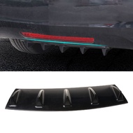 Stat Car Rear Bumper Strip Lip Spoiler Diffuser Splitte Shark Fin Style Black Bumper Automotive Bumper Accessories