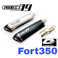 Project79 Exhaust QJ Motor Fort 350 Ekzos Tabung Long Fort350 Fortress SCOOTER Accessories Slip On Q