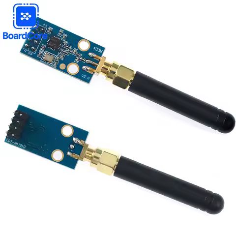 1pc CC1101 Wireless Module With SMA Antenna Wireless Transceiver Module 433MHZ Gain Module CC1101 Mo