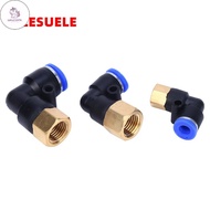 UN Lesu Pneumatic Connector  Thread  Quick Connector PLF8-02 Female Thread Elbow Quick Plug Connecto