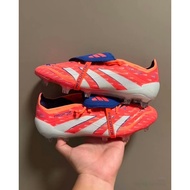 Football shoes Accuracy+ 25th Elite FG “Coral Blaze Pack” Tongue Soccer Shoes Anti-slip and Wear-res