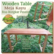 KAYU Sangkayu Wooden Table Minimalist Table 120x50x70 cm Wooden Table Work Desk