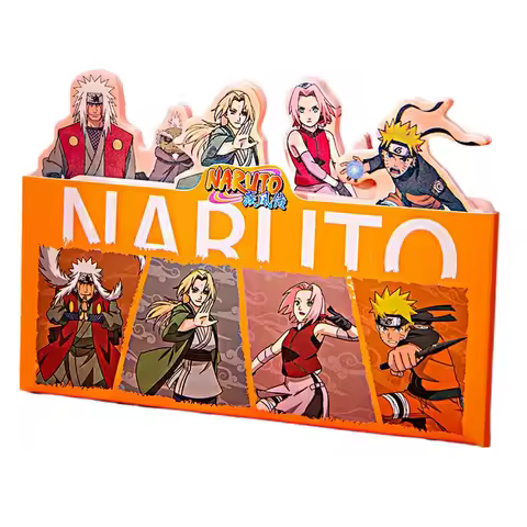 120pcs/pack Naruto Cartoon Memo Pad Set Paper Supplies 2D Animation Products