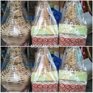 BINGO RATTAN SET WITH PANANTOS(WOODEN CHIPS)