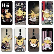 Oppo F7 F9 F11 Pro Phone Case Cover Pikachu Soft TPU Casing