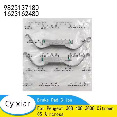 Genuine 9825137180 1623162480 For New Peugeot 308 408 3008 Citroen C5 Aircross Brake Pad Clips Brake
