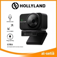 HOLLYLAND LYRA 4K WEBCAM – UHD 4K USB CAMERA - ULTRA-VOICE MIC | AUTO FOCUS | WIDE ANGLE | PLUG & PL