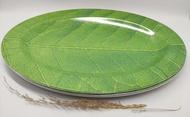 AIRASSTORE - 12PCS/ 1 LUSIN LODOR MELAMIN MURAH / LODOR PRASMANAN / PIRING SAJI OVAL BESAR TERBAR