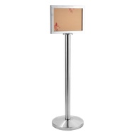 Stainless Steel A4 Signboard Stand with Arcylic (Heavy Duty)