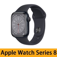 Apple蘋果 Watch Series 8 智能手錶 GPS 41毫米午夜暗色鋁金屬錶殼午夜暗色運動錶帶 預計30天內發貨 -