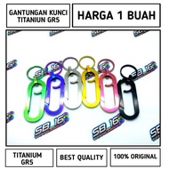 GANTUNGAN GR5 TITANIUM KEYCHAIN