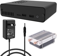 GeeekPi DeskPi Pro V2 2.5'' SATA HDD/SSD NAS ストレージキット、ICE Tower クーラーと Raspberry Pi 4 Model B 用電源を備えた
