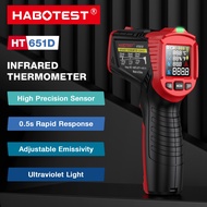 HABOTEST HT651D Infrared Thermometer Handheld Thermometer -50°C~800°C Humidity Measurement Wired Mea