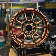 [1 SET] MUGEN MF10 Sport Rim 15x7JJ Inch 4H100 4H114.3 8H100/114.3 Lightweight JDM Racing Hyper Bron