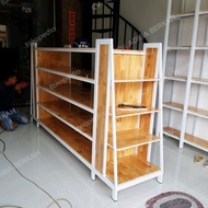 RAK BUKU PERPUSTAKAAN KAYU KUAT DAN KOKOH