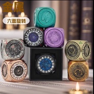 Rotating Dungeons and Dragons Multi-faceted Running Group D6 Dice Cthulhu Metal 7 New Style in 1 Cha