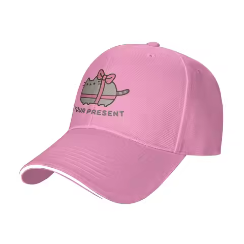 P-pusheen Present Casual Baseball Cap Spring Trucker Hat Sunscreen Outdoor Gym Hip Hop Hats Men Adul