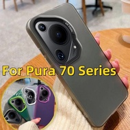 Colorful Casing For Huawei Pura 70 Pro Ultra 5G 2024 P70 P70Pro P70Ultra P70Pro+ Metallic Aurora Ski