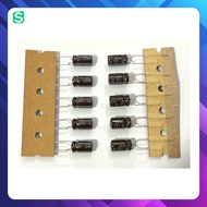 [ 10 pieces ] ELNA RA3 CAPACITOR 63V, 63V47UF, 47UF63V (size 6.3x11x5mm) Elna audio capacitor series