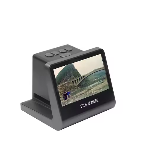 Film Slide Scanner for 135 Film(36*24mm)/126KPK /110 Film/Super8/ Monochrome/Slide to Digital JPEG P
