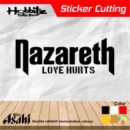 Sticker CUTTING BAND NAZARETH Motorcycle STICKER Reflective HOLOGRAM On