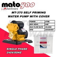 MT-370 370W 0.55HP AUTOMATIC SELF PRIMING WATER PUMP WITH COVER/WATER PUMP RUMAH