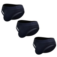 CMENIN ADANNU 3Pcs ยอดนิยมผ้าฝ้าย Jockstrap ชุดชั้นในชายสั้นสบายกางเกงในชายเซ็กซี่กางเกงในชายกางเกงผ