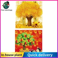 diamond painting money tree 40*40 diamond painting set5D Diamond Painting Full Drill