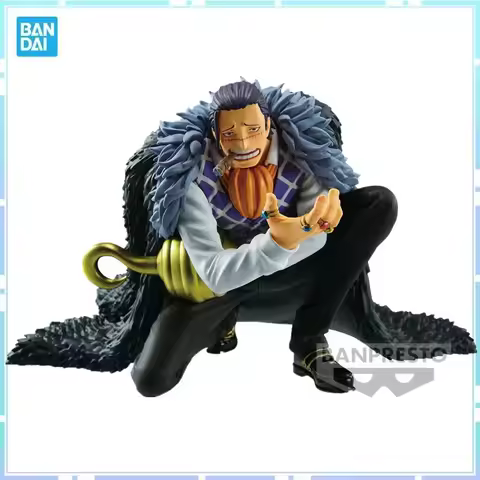 Bandai Original Banpresto Anime One Piece BRC Battle Record Sir Crocodile PVC Action Figures Collect