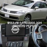 Nissan Latio 2005 - 2014 Android 9'' inch Car Monitor Player
