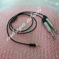 kabel Audio jack sennheiser mini 3.5m to 2 buah Akai