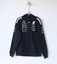 Adidas x Mercedes-Amg Petronas F1 聯名款車隊合作款復古連帽衫衛衣上衣賽車服