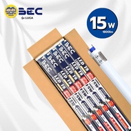 **เฉพาะหลอด** BEC ยกลัง หลอดไฟ LED T8 รุ่น LUGA 40w / 18w / 15w ชนิดไฟเข้า-ออก 2 ทาง ยกลัง 25 ชิ้น t