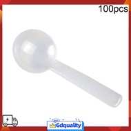 [JDZH] 100pcs 1g White Plastic Measuring Spoon Gram Scoop Food Baking Medicine Powder