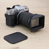 Haoge เฉดสีเลนส์ฮูดตารางโลหะพร้อมฝาสำหรับ Fujifilm Fuji Fujinon XF16-55mm F2.8 R LM WR II เลนส์ XF 1