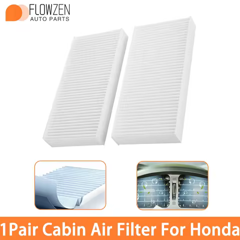 1 Pair Premium Cabin Filter For Honda Activated Carbon Cabin Air Filter Replacement 80292-S5D-A01 80