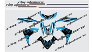 Decals Stickers for Yamaha Mio I 125 Full decals Monster light blue