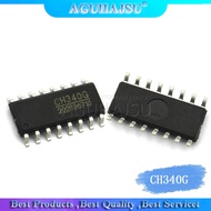5PCS CH340G SOP16 340G SOP 16 CH340 SOP Original  IC R3 Board Free USB Cable Serial Chip